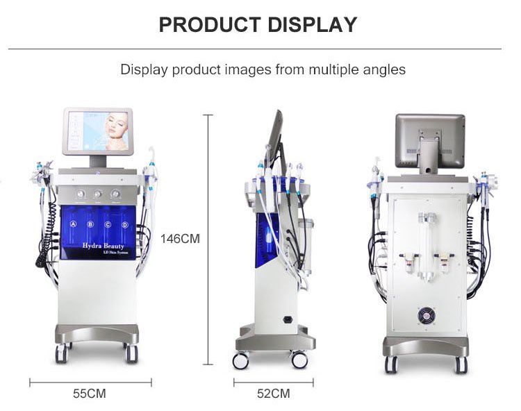 14 in 1 hydrafacial machine display