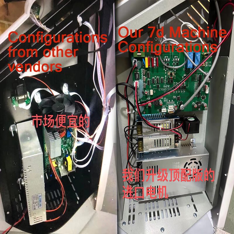 our 7d hifu machine vs others