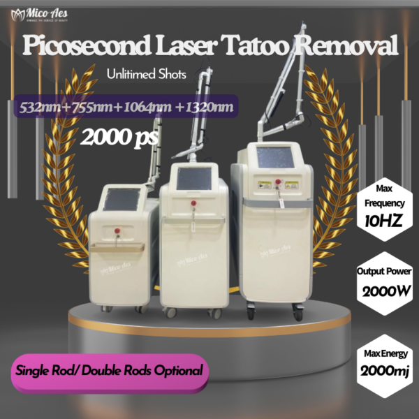 Q-switched Nd Yag Laser Machine with 1064nm 785nm 532nm (2)