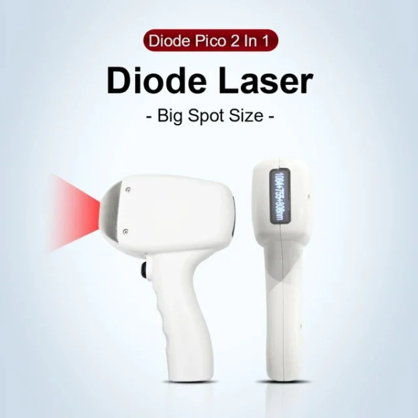 Black Swan 2 in 1 Diode Laser Hair Removal Pico Laser Tattoo Removal Machine - Image 4